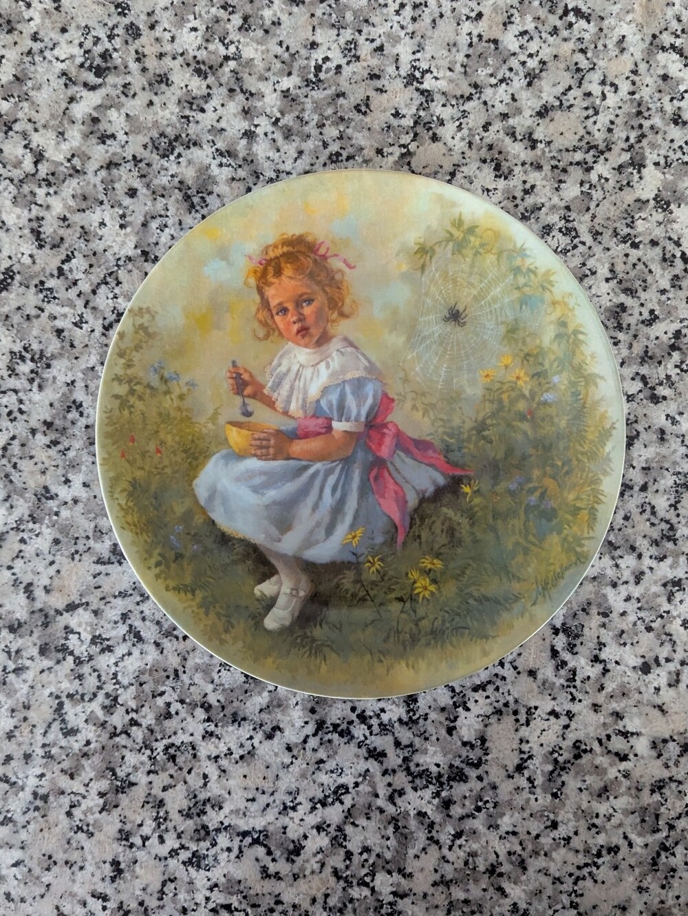 Vintage Reco Little Miss Muffet Plate